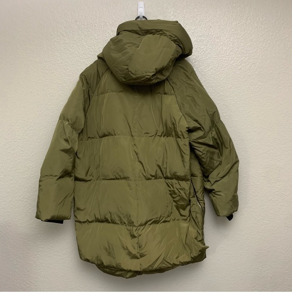 Artter Women’s Olive Green & Orange‎ Winter Puffer Utility Jacket Size 2XL - Picture 3 of 7